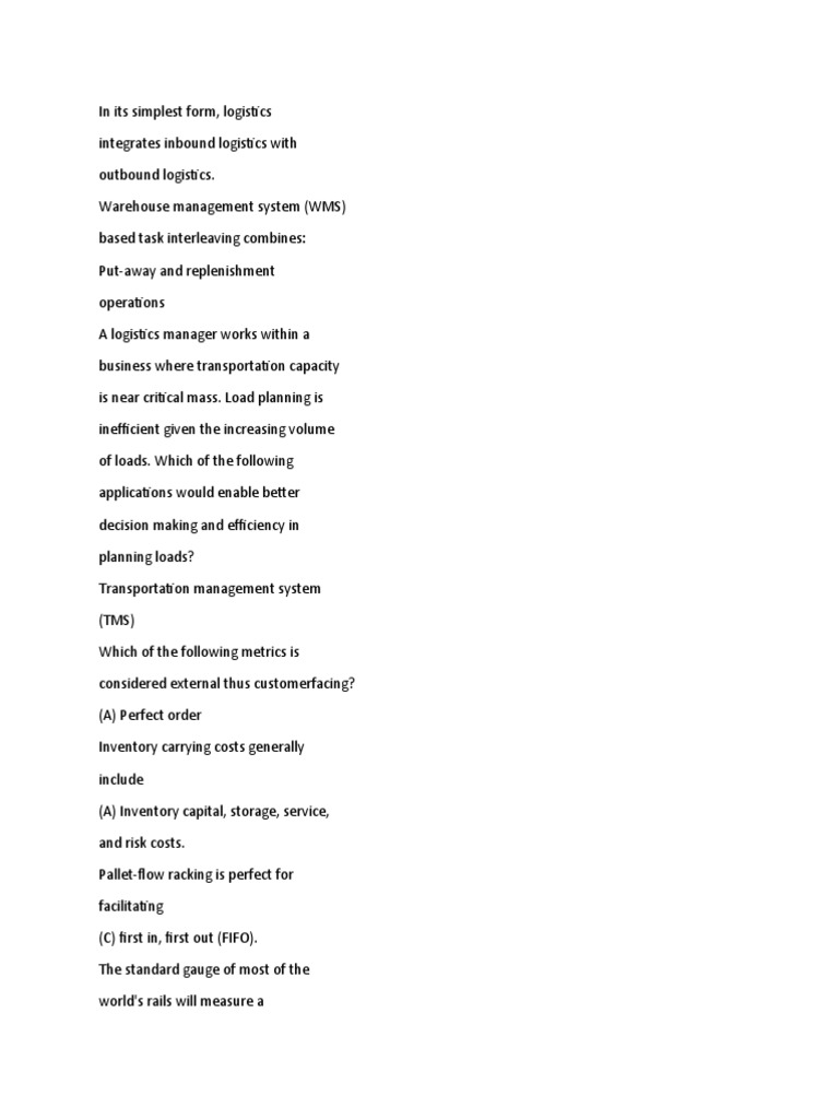 CSCP Exam PDF