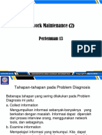 Network Maintenance (2) : Pertemuan 13