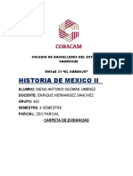 Carpata de Historia de Mexico 2do Semenestre 402