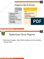 Scope of Work Dewan Pengawas dan Komisaris RSAJ