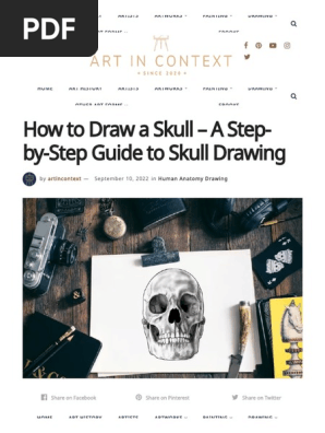 How to Draw a Skull - A Step-By-Step Guide to Skull Drawing