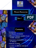 Mineral Resources (Part 1)