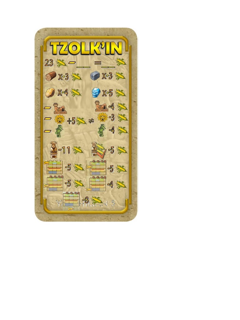 Tzolkin Recursos Iniciais Op | PDF