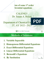 I.2 Variable Separable