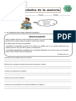 Guía Propiedades de La Materia 4° Basico