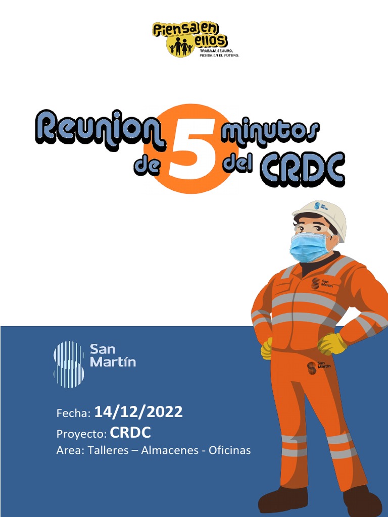 14 R5min CRDC Diciembre 2022 | PDF | Seguridad y salud ocupacional