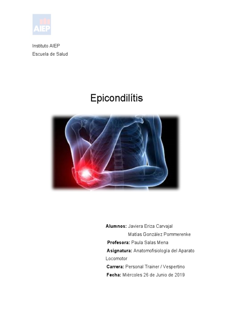Trabajo Epicondilítis Javiera y Mati Anato | PDF | Causas de la muerte ...