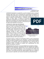 Geossintéticos em Aplicações Na Agricultura: Contenção Como Uma Necessidade