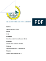 INSTUTO TECNOLOGICO de LOS MOCHIS Actividad 13 Informe de Prac. Electroneumaticas