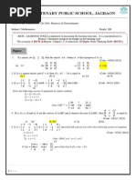 Matrices&Determinants RLT