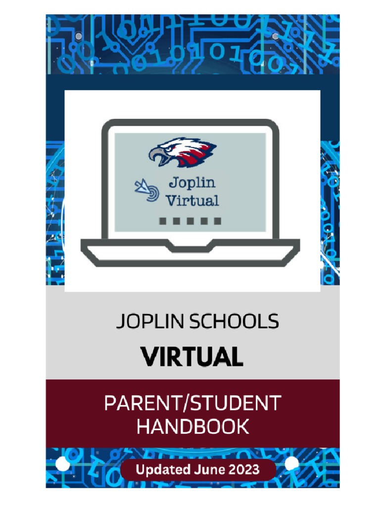 Joplin Schools Virtual Parent Student Handbook June 2023 PDF Sat