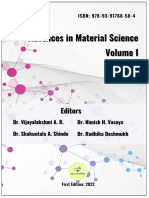 Advances in Material Science Volume I
