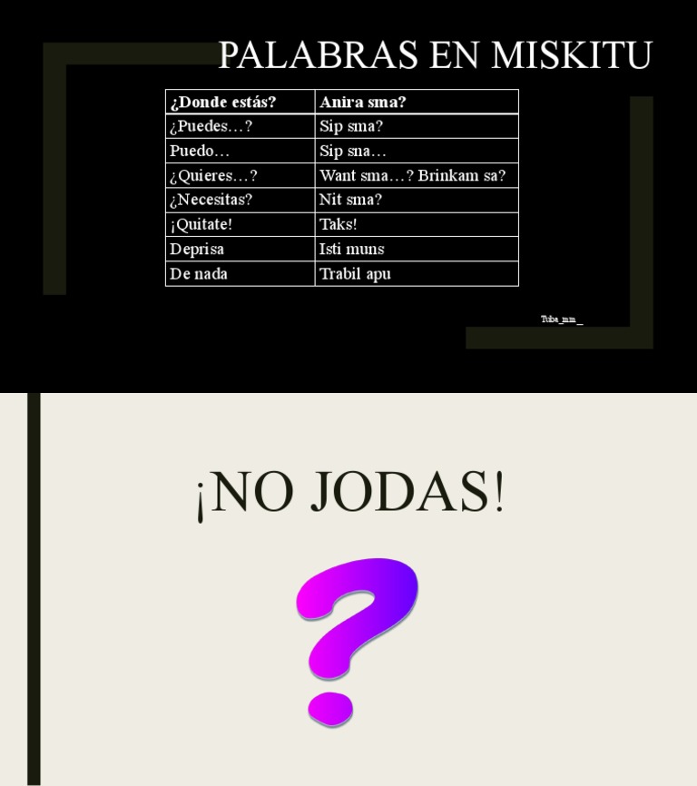 Curso Miskitu | PDF