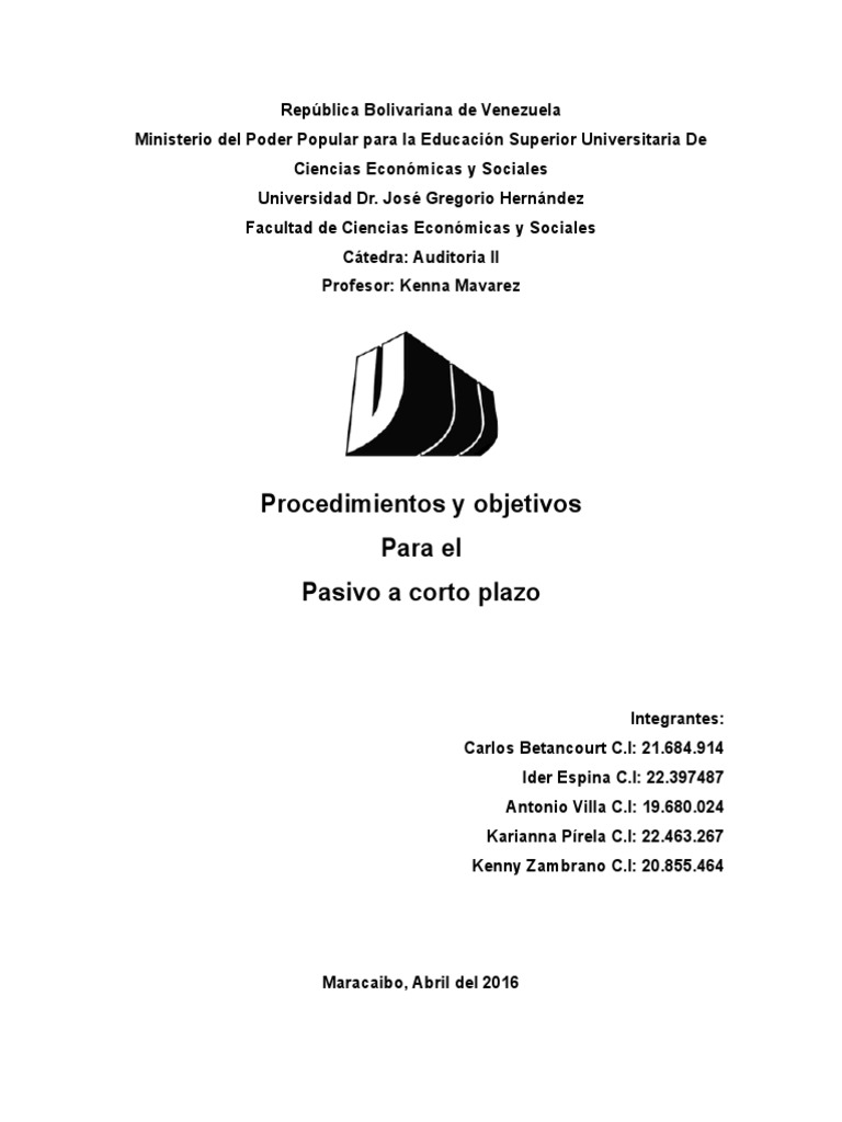 Auditoría de Cuentas por Pagar en Empresas | PDF | Contabilidad | Auditoría
