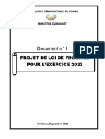 Document Num 1 Projet de Loi de Finances 2023
