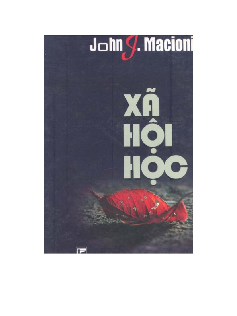 Xã Hội Học John J.Macionis PDF