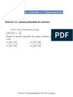 Angles Orientes Et Trigonometrie Exercice 11 Premiere