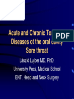 Tonsillitis Sore Throat Diseas Oral Cavity