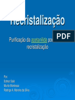 Recristalização Por - Edmar Solé Murilo Montesso Rodrigo A. Moreira Da Silva