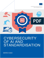 Cybersecurity of AI and Standardisation