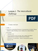 International Business Culture Robert Gibson - Lesson 1: The International Challenge (Slides)