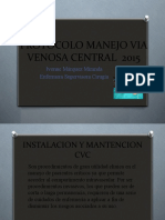 Protocolo Manejo Via Venosa Central
