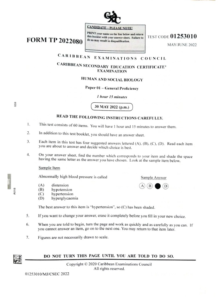 Hsb paper 1 june 2022 pdf