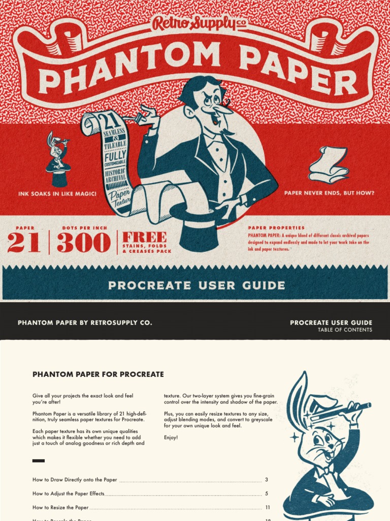 Procreate Phantom Paper User Guide | PDF | Computing | Graphic Design