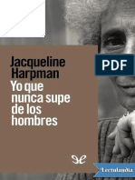 Yo Que Nunca Supe de Los Hombres - Jacqueline Harpman