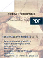 Medievo X Renascimento