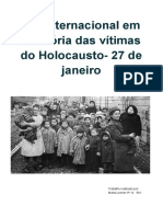 Dia Internacional em Memória Das Vítimas Do Holocausto - 27 de Janeiro