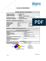 Multic Wash MSDS