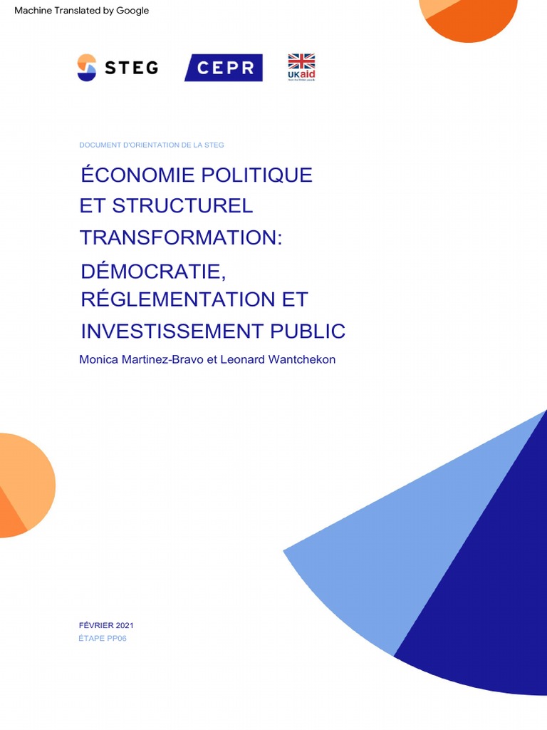 Comment S organise La Compétition Politique En Démocratie Schéma PP06 Martinez-BravoWantchekon PoliticalEconomyAndStructuralTransformation -  0tr | PDF