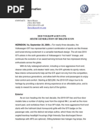 Download 2010 Volkswagen GTI Full Line Press Kit by Volkswagen of America SN64995294 doc pdf