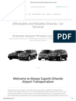 Orlando Airport Transportation Shuttle To Hotels Car Service