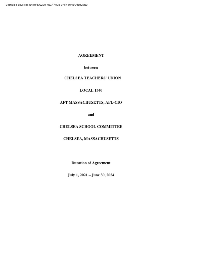 CTU Teacher Contract 20212024 PDF Teachers Sick Leave