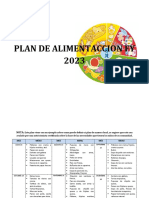 Plan de Alimentacion Plan Del Socio 2023
