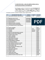 ACTA DE ENTREGA O RECEPCION - Limpieza