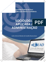 Sociologia aplicada a administração