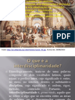 Interdisciplinaridade - Aula - Estudos Interdisciplinares e Educação - 08-04-2021