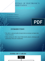 Fundamentals of Electronic's - Presentation-Topic - Cables and Its Types