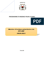 11 - Burkina Faso 2020 Post-Disaster Needs Assessment