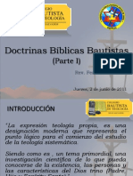 Conf_DOCTRINAS BÍBLICAS BAUTISTAS_Parte I_Jueves 2 Jun 2011