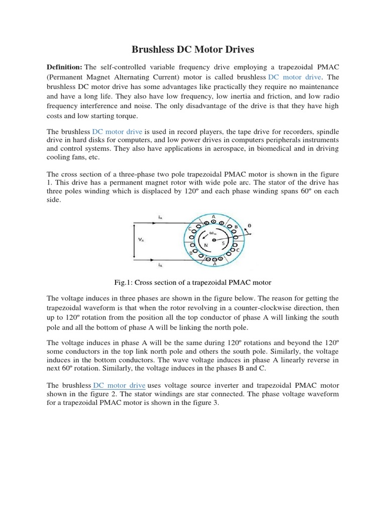 Brushless DC Motor Drives | PDF
