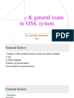General HX & Exam