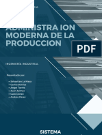 Administracion Moderna de La Poduccion