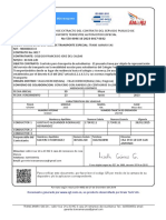 Formato Unico de Extracto Del Contrato Del Servicio Publico de Transporte Terrestre Automotor Especial