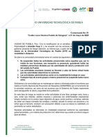 Comunicado Utp 01