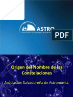 Origen Del Nombre de Las Constelaciones