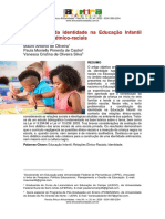 Construção Da Identidade Na Educação Infantil Nas Relações Étnico-Raciais